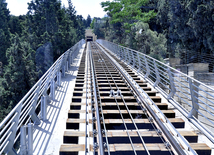 Bakı funikulyorunda gəzinti. Azərbaycan, 22 may 2015